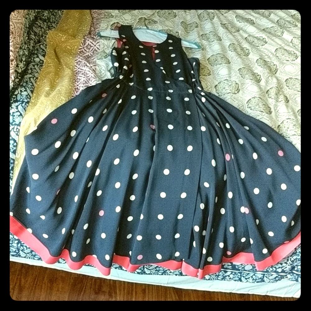 Adorable Maple Polka Dot Wrap Dress